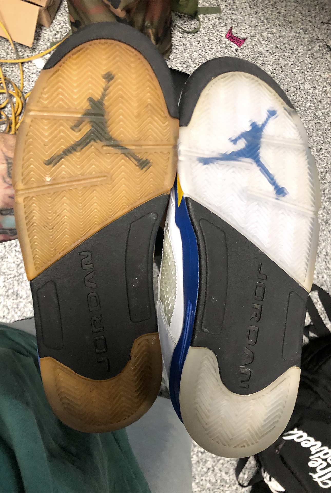 JORDAN 5 Retro Laney Sneakers Sole Icing After
